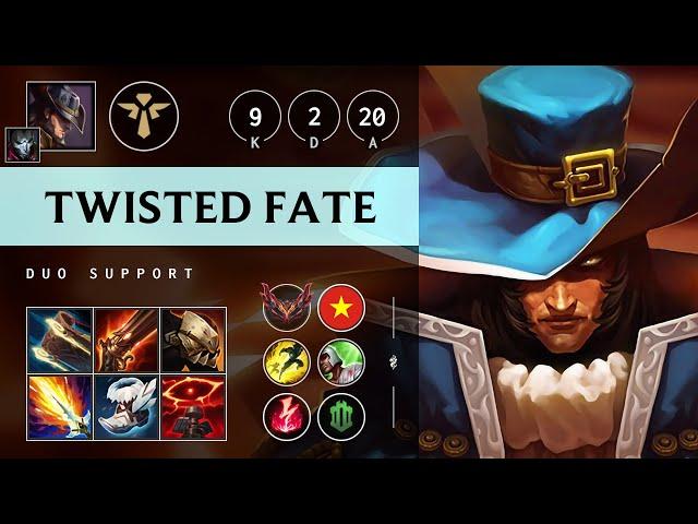 Twisted Fate Support vs Nami: Super CC - VN Grandmaster Patch 14.24