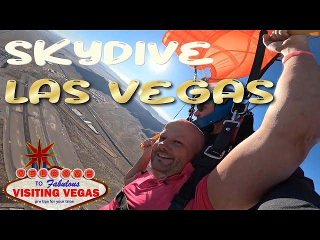 Skydiving over Las Vegas with GoJump Las Vegas