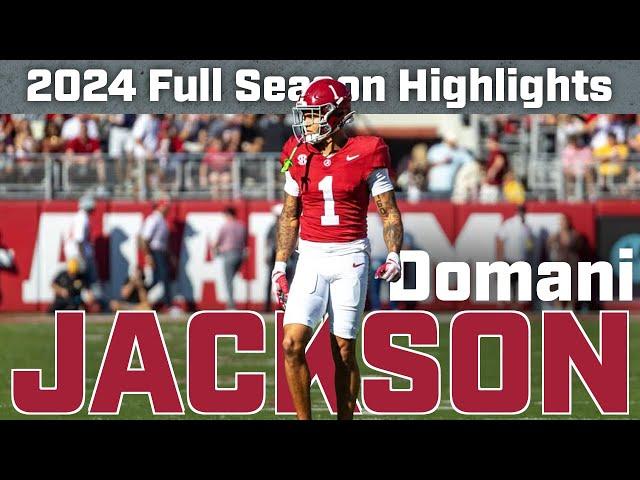 Domani Jackson | 2024 Highlights | HD | Alabama DB 
