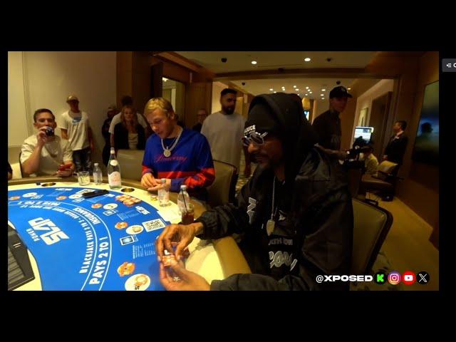 Xposed X Snoop Dogg X Las Vegas Having A Blast On The Blackjack Table!