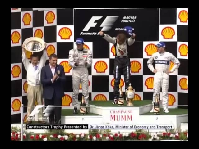 2006 Hungarian GP Podium Ceremony