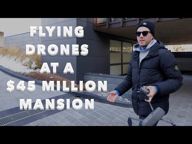 How to Film Real Estate with a Drone at a $45 Million Mansion in Vail CO