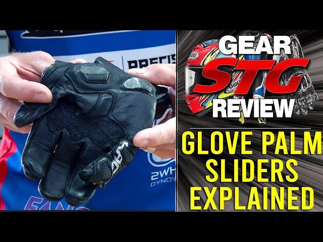 Motorcycle Glove Palm Sliders Explained from SportbikeTrackGear.com