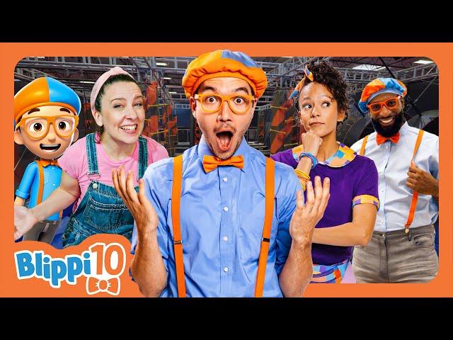 Blippi's Top 10 Adventures With Friends! | Educational Videos for Kids | Blippi and Meekah Kids TV