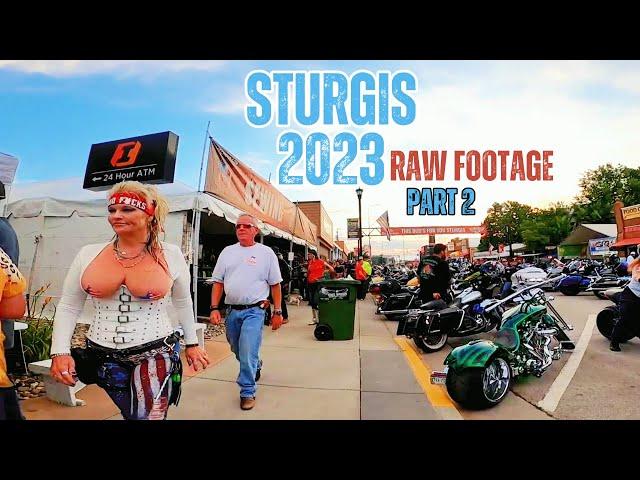 Sturgis 2023 RAW Street WALKER First Person FOOTAGE Part 2