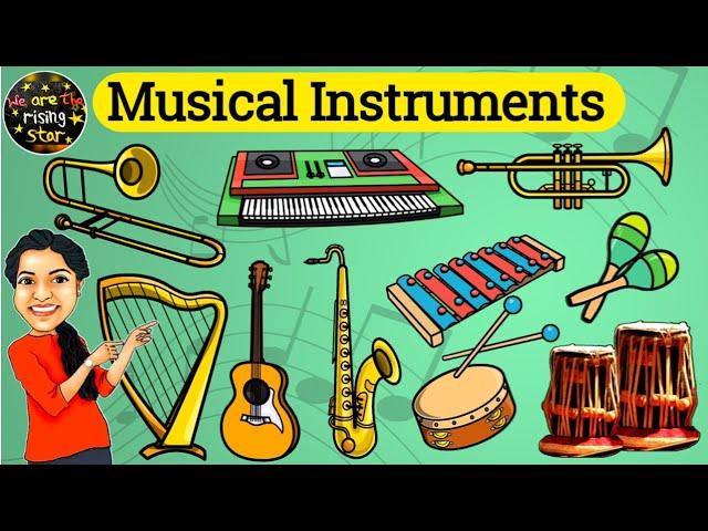 Musical Instruments Names | Musical Instruments Sounds |  WATRstar