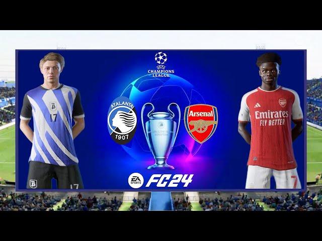 Atalanta vs. Arsenal - UEFA CHAMPIONS LEAGUE 24/25 - 2024 Full Match 4K - FC 24