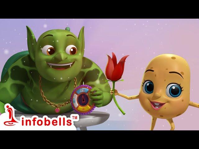 உருளைக் கிழங்கு செல்லக்குட்டியும் ஜீ பூம்பா பூதமும்-Magic | Tamil Rhymes for Children | Infobells