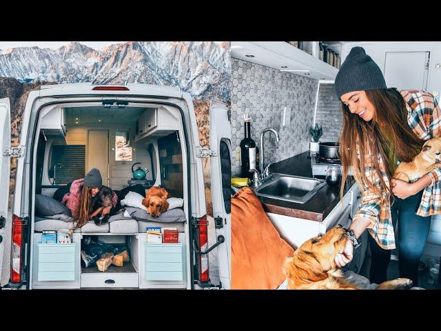 Solo Female Van Tour - From 80 Hour Work Week To Tiny House On Wheels