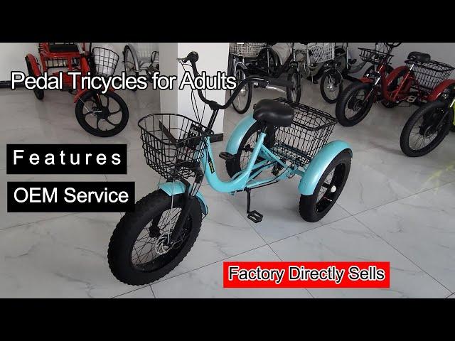 The best pedal tricycles for adults of all ages | Tianjin Anyida Trikes Factory