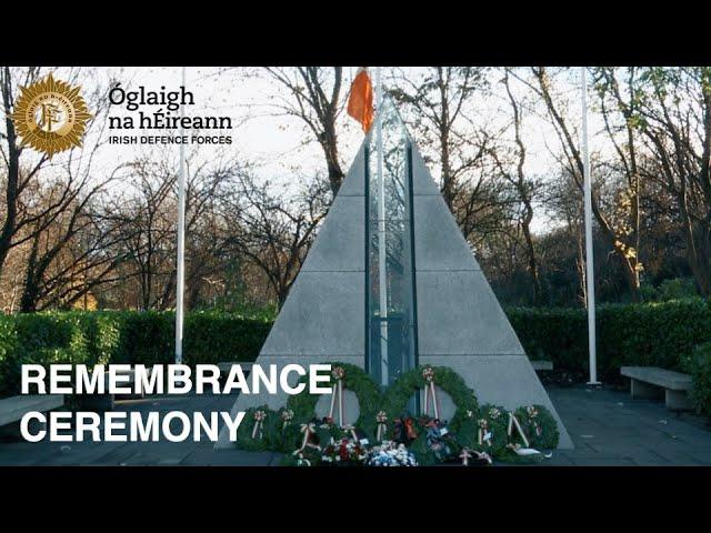 Defence Forces Remembrance Ceremony, Merrion Square.