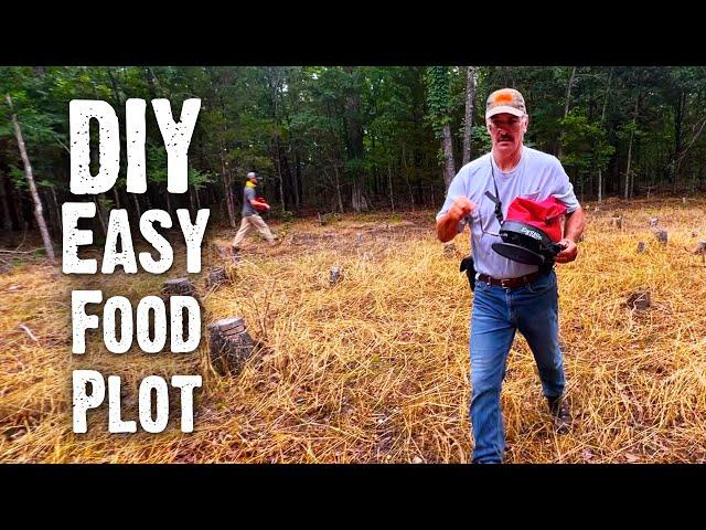 How To Make a Small Food Plot with Hand Tools