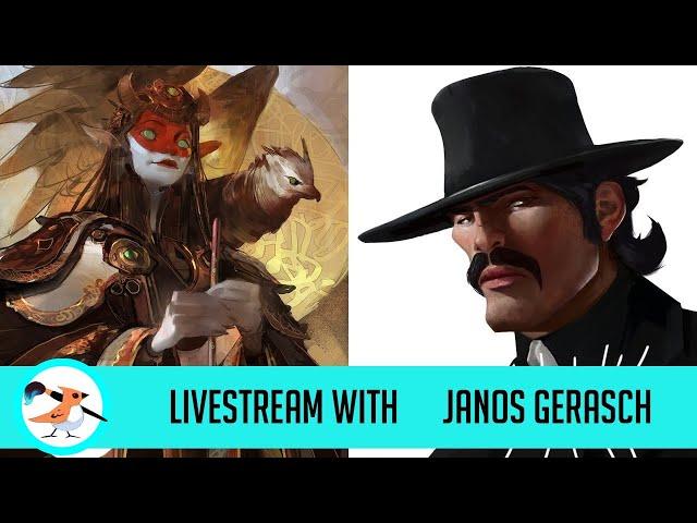 Livesstream with Janos Gerasch Art