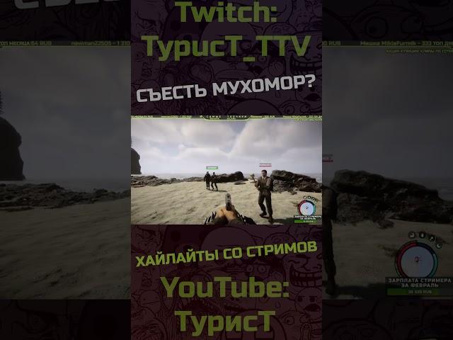 Съел мухомор... @TypucT @Klubniii4ka #shorts #typuct #турист #стример #приколы #смешныемоменты