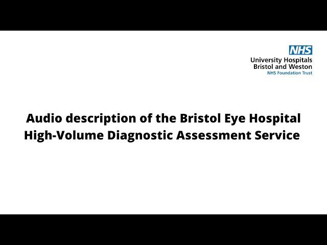 BEH assessment service audio description