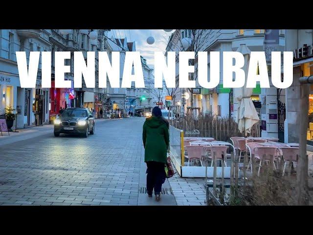 Vienna Walk in Neubau & Spittelberg, February 2023 | 4K HDR