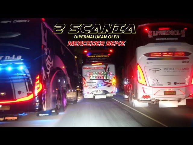 KOK BISA SCANIA K410 KALAH DENGAN MERCEDES BENZ 2542 ? ( LARI BUS MACAM DI KEJAR SETAN )