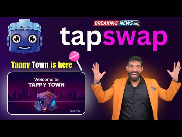 TapSwap Launching New Coin  | TapSwap Launching DEX News | Tappy Town Update |TapSwap Withdrawal