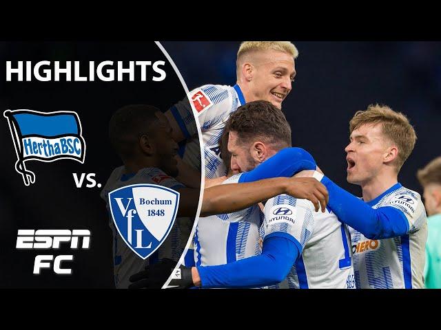 Belfodil’s header helps Hertha BSC grab draw vs. VfL Bochum | Bundesliga Highlights | ESPN FC