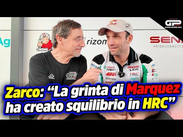 Zarco: "La grinta di Marquez ha creato un equilibrio in HRC che era già perso"