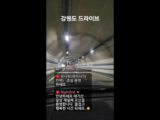 태기산 일상 라이브 방송