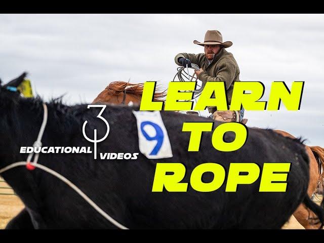 Learning to Rope? Educational Videos on Ranch Roping, Doctoring Outside, and MORE!