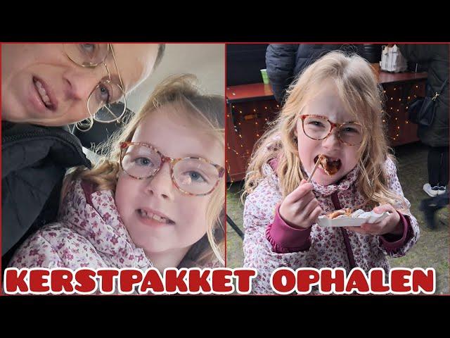 DESTENY GAAT MEE MAMA HAAR KERSTPAKKET OPHALEN *klein vlogje* / DE FAMILIE SNIJDERS