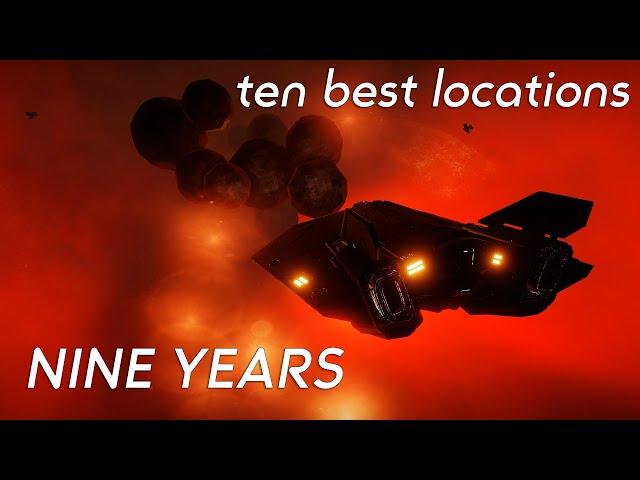 Elite Dangerous - My 10 BEST Damn LOCATIONS in 9 Years