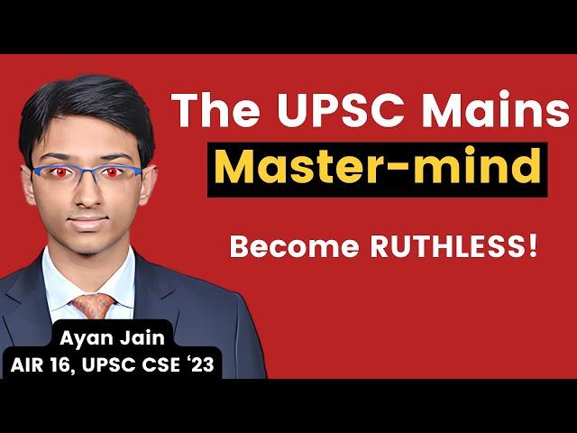 He cracked the UPSC Mains code | Ayan Jain (AIR 16 in 2023 and AIR 87 in 2022)