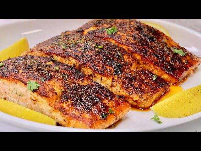 Garlic Butter Salmon Recipe | How Make Garlic Butter Salmon