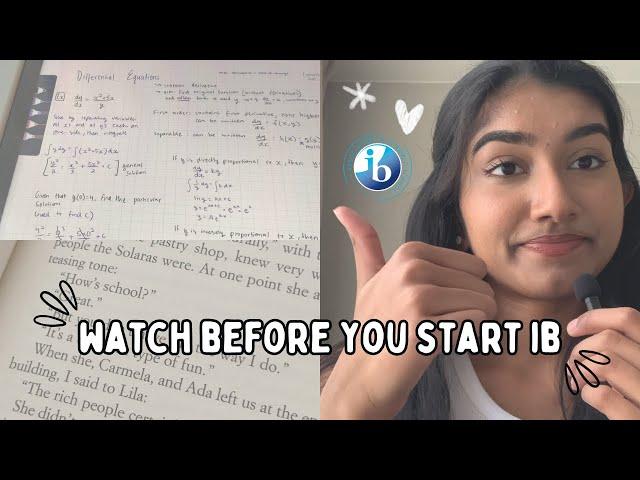 ⭐️ 7 things you need to know before starting ib