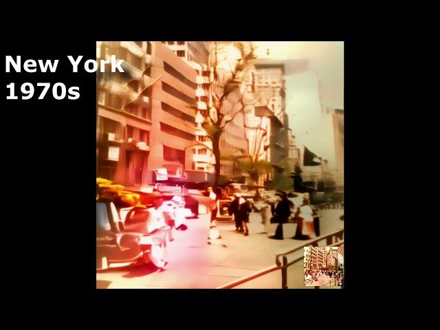 New York City 1970 Street Video || Remastered