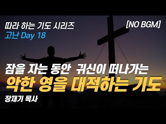 (따라하는 기도시리즈) 110 악한 영을 대적하는 기도, 악한 영이 떠나가는 기도, 귀신을 쫓아내는 기도, 권세기도, 선포기도, 잠자며 듣는 기도 / 장재기 목사 [NO BGM]