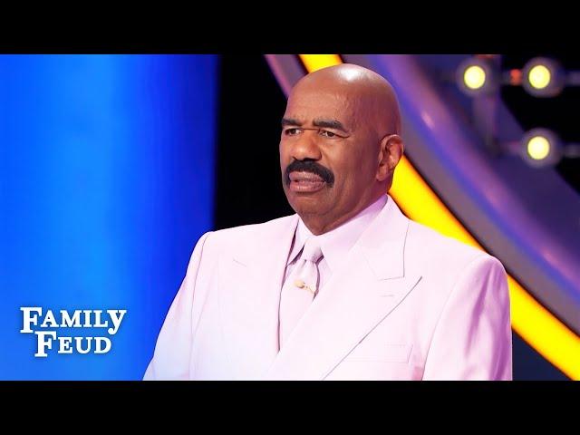 Chelsea’s hairy podium answer offends Steve Harvey!!