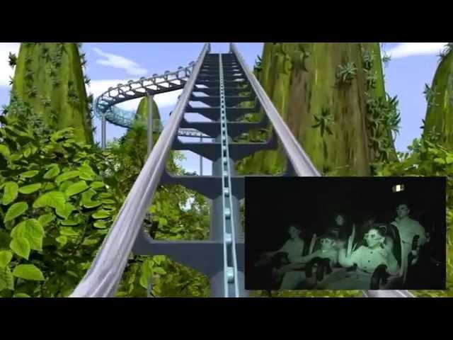 Kids freaking out on the Roller Coaster ride