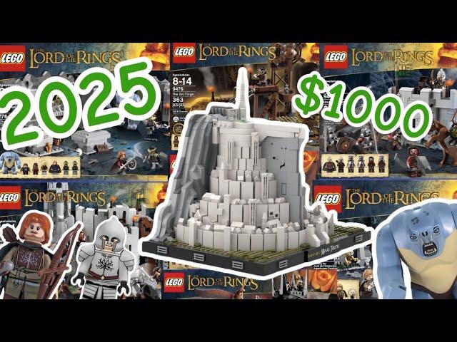 Lego Minas Tirith 2025 Leaks And Rumours($1000+ set)