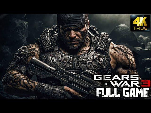 Gears of War 3｜Full Game Playthrough｜4K|60