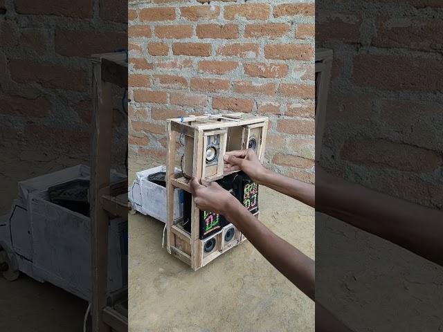 MINI Dj Loading short new setup chhota Dj loading in pickup with light Jhajha bazar