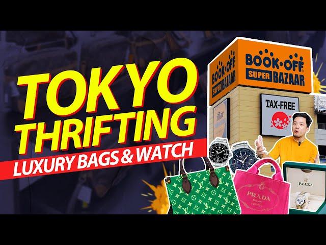 Japan shopping | Seiko and Luxury bags thrifting | BookOff Super Bazaar #japan #tokyo