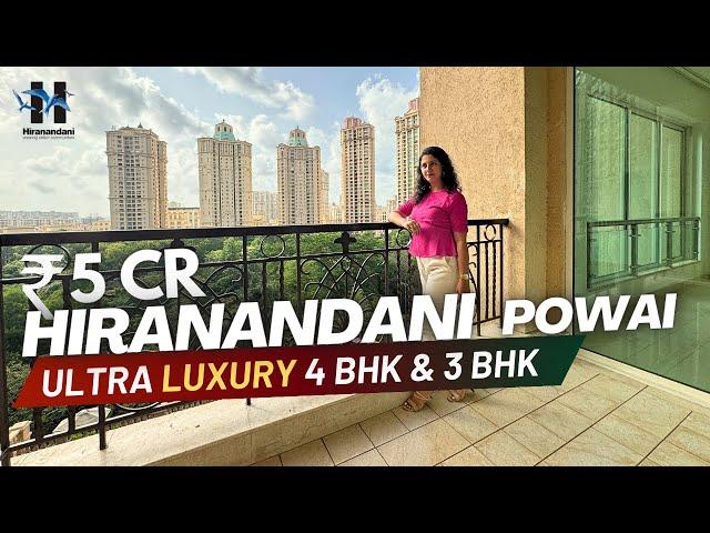 Hiranandani Gardens LUXURY 3 & 4 BHK Tour at Powai, Mumbai with Forest View | Review, Price & Layout