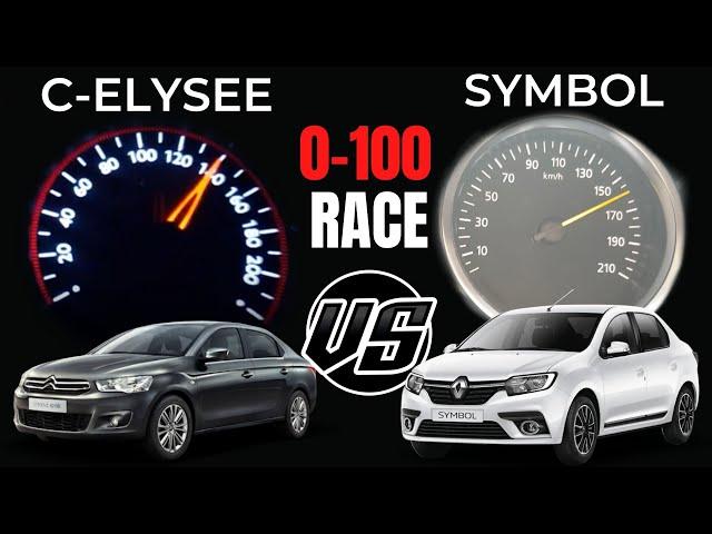 Renault Symbol 1.5 dci 90 Hp VS Citroen C-Elysee 1.5 Blue Hdi 100 Hp 0100 Yarışı Hız deneme İnceleme