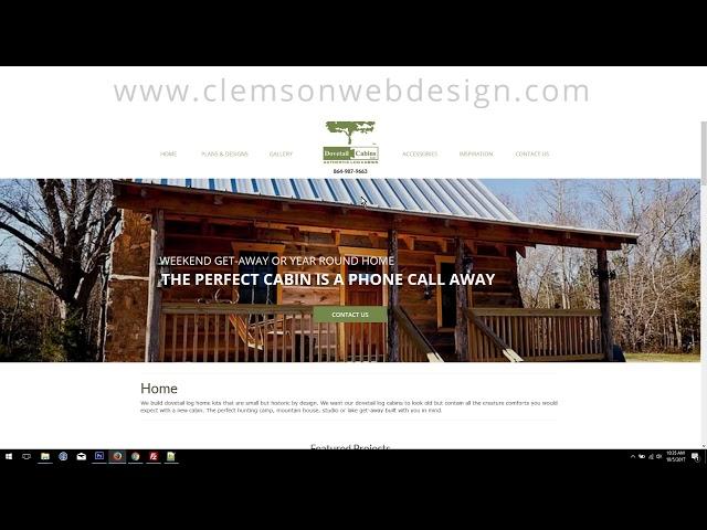 Clemson Web Design - Wordpress Website Development - PSD to Wordpress