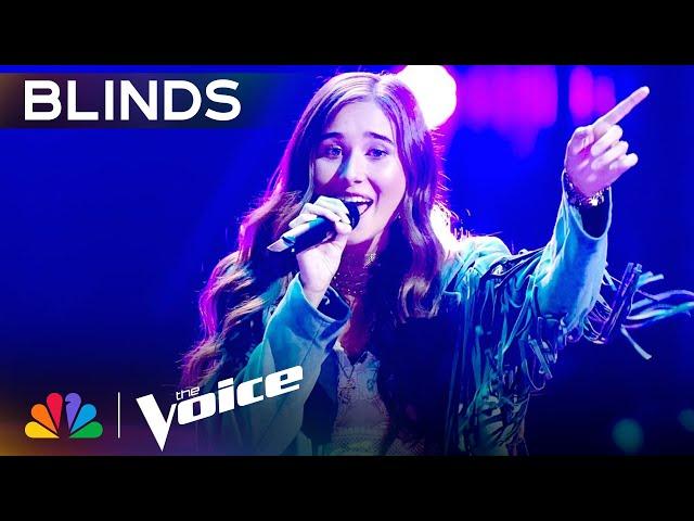 The Coaches Fight Over Katie O's Four-Chair Turn Country Performance | Voice Blind Auditions | NBC