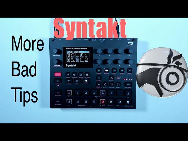 Elektron Syntakt More Bad Tips | User Friendly