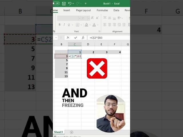 Excel Shortcut to get muktiplicatins quickly. #excel #informative