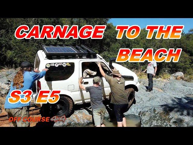 S3E5 Hectic rock Suzuki Jimny Suzuki SJ Jeep Rubicon 80 Series at Carnage Canyon South Africa Part 3