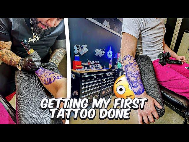 Getting My First Tattoo At 18!! *(Worst Pain Experience)*