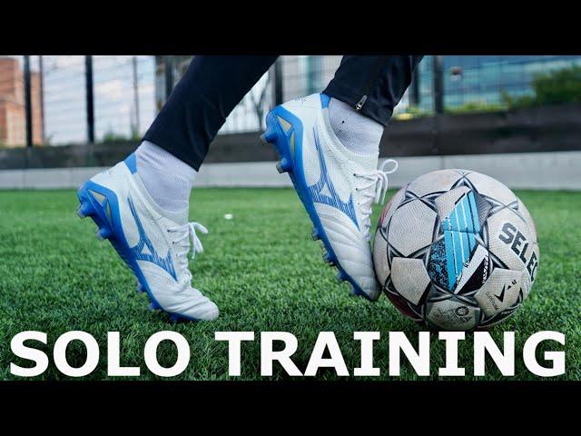 Solo Training Session in Mizuno Morelia Neo IV Made in Japan | How To Train Solo