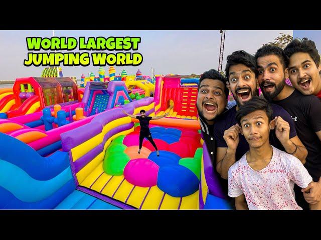 WORLD LARGEST JUMPING HOUSE  JAMBO JUMP | MISHKAT KHAN