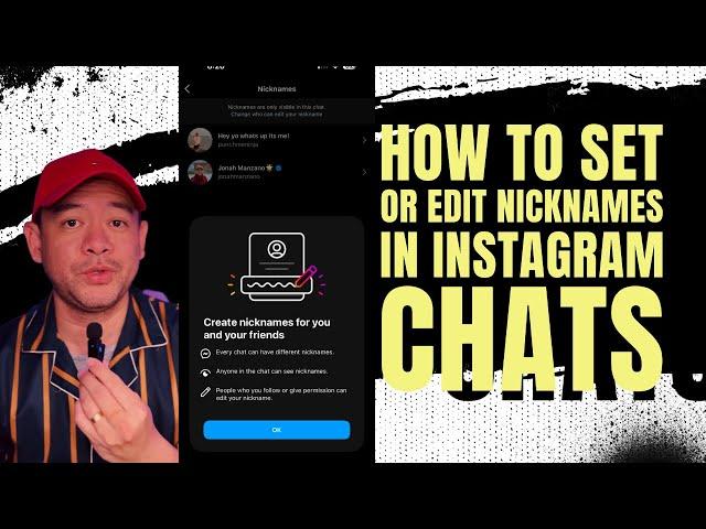 How to Set or Edit Nicknames in Instagram Chats